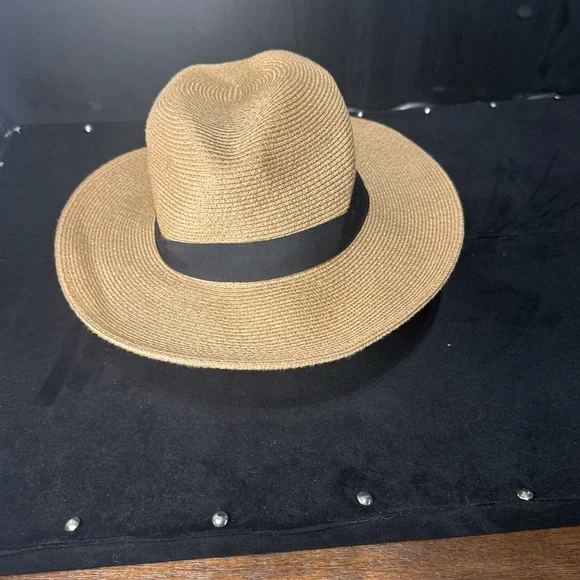 Banana Republic Tan and Black Panama Hat - Picture 3 of 3